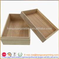 2015 unfinished custom wooden box for gift wooden shoe box wholesale CH295