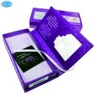 Luxury magnetic closure custom eyelash packaging box with customize printing